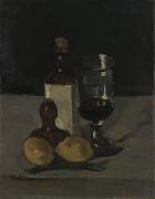Paul Cezanne Bottle Glass painting